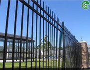 cheap black powder coated used wrought iron fence panels for sale