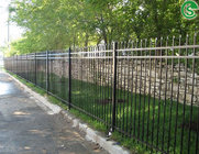 anti-climb steel tube ornamental iron fence for school playground