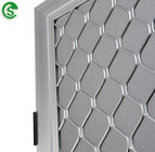 Dubai standard size 6mm thick 6.3cm hole Ral9010 aluminium amplimesh grille