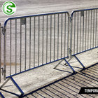 Movable metal construction fences panels crowd control barrier auckland
