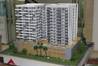 1:100 scale apartment architectural model maker with ipad lighting control