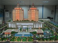 Large Scale Hotel Building Model With Details, Construction 3d Model Architecture