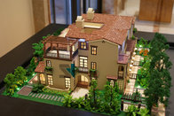 Delicate 3d building model making for real estate development