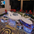 Construction building layout scale model making , architectural building model