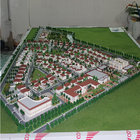 Miniature villa scale models for development plan , 3d physical model with lighting