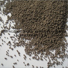 China manufacturer yello round environmental free dust emery sand for glass sandblasting