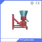 Diesel motor PTO type flat die pellet granulator mill for Australia poultry farm
