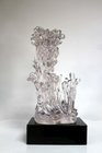 clear resin sculpture,transparent scupture