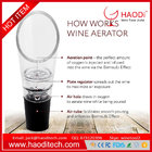 Wine Aerator Pourer Premium Decanter Spout for Red Wine Rubber Nozzle Helix Design