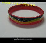 1 inch Manufacture high quality cheap custom debossed silicone wristband