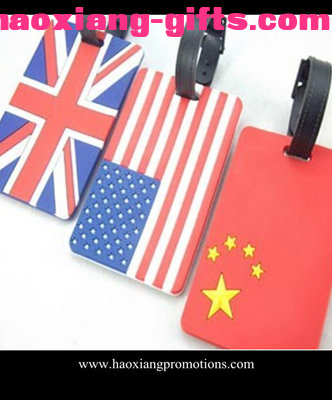 Best Manufacturer Suppliers custom high quality cheap luggage tags for national flag