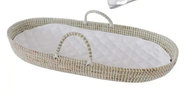 Premium Seagrass Baby Changing Basket,Changing Basket with waterproof Pad,Baby Changing Basket,Baby Changing Table