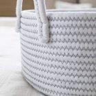 2024 Storage Basket Set of 3, Cotton Rope Basket of Organizing for Bedroom Bathroom Home Storage,Soft Woven Organizer