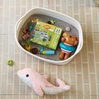 Home woven cotton rope storage basket set,Baby Nursery Bin,Small Dog Cat Toy Box,Cube Changing Table Organizer for Close