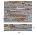 Rusty Flat Culture Stone Exterior Wall Stone Export From China By Factory Sell Directly