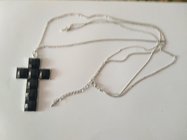 Cross type alloy necklace