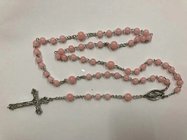 Glass beads nine needle handmade string alloy cross necklace jewelry