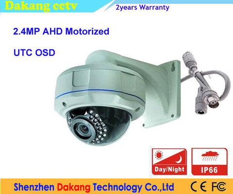 China WDR Video Motorized Security Camera , Eyeball CCTV Camera Vandal Proof supplier
