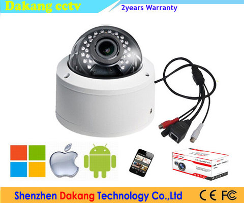 China Network Dome HD IP Camera High Resolution 4MP H.265 Compression supplier
