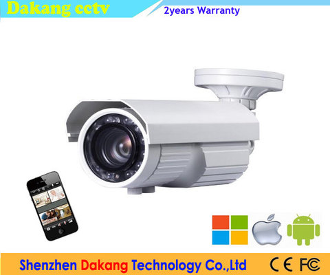 China 1080P Network Bullet POE HD IP Camera ONVIF P2P Dual Stream Video Encoding supplier