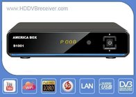 China Black America Box S1001 DVB Satellite Receiver With IKS 1GHz DDR3 distributor