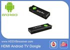 Best Dual Core Android Smart TV Box / Smart Android IPTV Dongle Support 3G , Email for sale