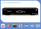 Best Dual - Core CPU DVB HD Receiver Support S2 3G LAN IKS Open Encrypted Channels for sale