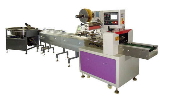 China High speed automatic feeding system Cereal bar packing machine supplier