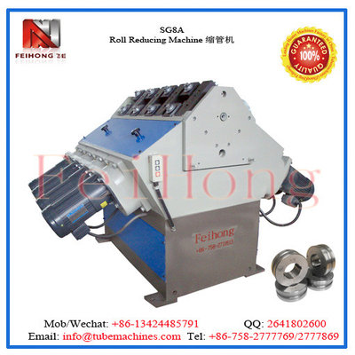 China SG8A Roll Reducing Machine|heating pipe reducer m/c|roll reducing machine China supplier