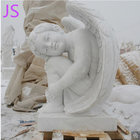 Hand Carved Emulational Little Angel Statues Marble Angel Sculptures