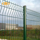welded 3d curved wire mesh fence with peach- type post factory and exporter