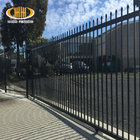 Garden backyard palisade security fence / wrought iron fence with cheap price