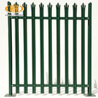 Powder coated galvanized steel euro palisade fence/ galvanized palisade fence