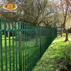 Powder coated galvanized steel euro palisade fence/ galvanized palisade fence