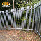 green W section triple pointed pale for 2.1m palisade fencing/ galvanized W pale palisade fence