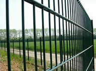 8/6/8 pvc coated double face horizontal welded wire fence/ 6/5/6 Double wire mesh fence