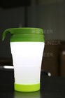 Heineer original product,water cup with solar powered light inside