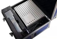 USD2399 mini 20w fiber laser marker with suitcase on wheels for stainless steel logo mark date code permanent engrave