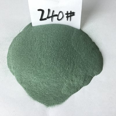 China Green silicon carbide polish powder 240 mesh Green SIC powder supplier