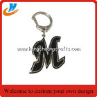K003 metal trolly coin keychain with custom logo&shopping cart coin holder keychain