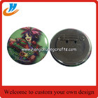 Shenzhen factory wholesale custom pin button badge metal tin badge,cheap custom tin button badge