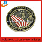 Hot sell dog tag zinc alloy military challenge coin for souvenir
