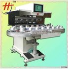 CE Factory Price 6 Colors Pneumatic Semi-auto Rotary Pad Printer for Plastic/Glass Bottle Printing