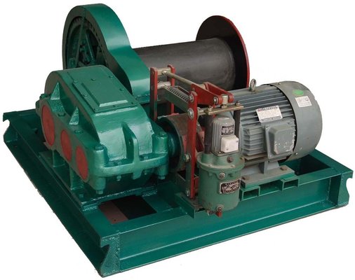 China Single Drum Open/Closed Gearing Wire Rope Crane Electric Winch Customized Design supplier