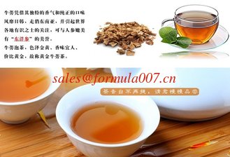 China natural herbal burdock detoxifcation antiaging tea supplier