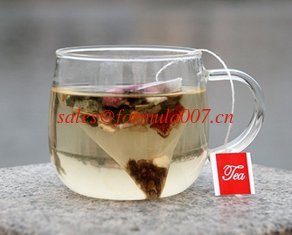 China natural lotus leaf lemon fruit tea triangle teabag supplier