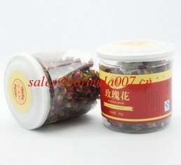 China OEM flower fruit herbal health tea PET tin package supplier