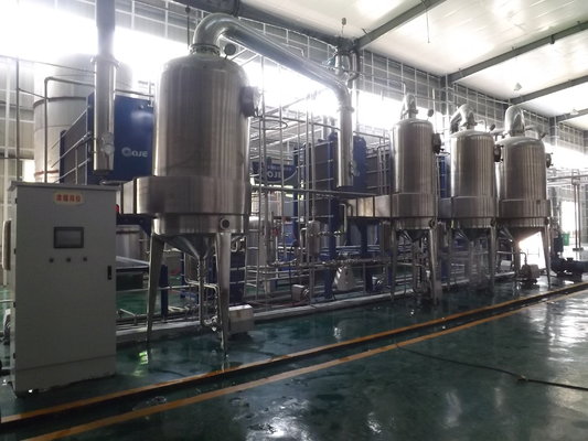 High efficiency industrial Multiple effect plate Evaporator equipment F55 fructose syrup