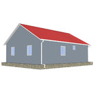 Heya-3S02 China 3 bedroom foamed cement easy build house design in South Africa