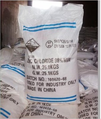 China Industry Grade Zinc Chloride 96% 98% min,ZInc Chloride 96%98%min，ZInc Chloride Industry grade supplier